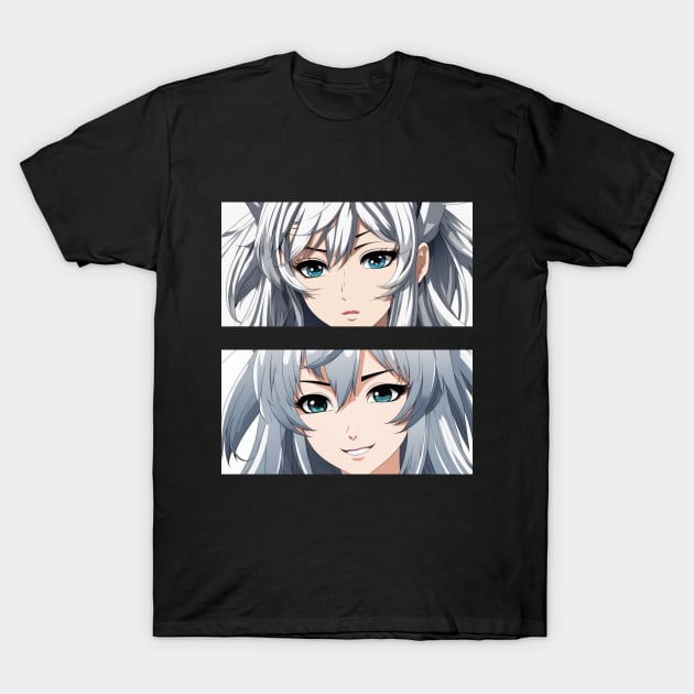 Sadness Before Smilling - Lewd Anime Character T-Shirt by AnimeVision